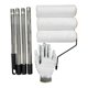 thumbnail image 4 of Kit de rodillo de pintura, mango extensible, brocha para murales, marco de rodillo de pintura con cubiertas para paredes. 4 segmentos, 4 of 9