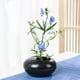 thumbnail image 4 of Billuyoard Kit de arreglos florales Maceta de cerámica Flores Rana Jarrón de cerámica Pin moderno Porta agujas Olla para decoración de oficina Jardín y Patio Negro luz, 4 of 6