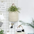 thumbnail image 6 of Dream Lifestyle Hanging Woven Wall Basket Hanging Planter for Kitchen Decor | Small Hanging Basket for Hanging Plants | Rope Plant Basket | Wall Hanging Baskets, 6 of 7