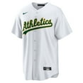 thumbnail image 2 of Men's Nike Gio Urshela White Athletics Home Replica Jersey, 2 of 3