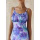 thumbnail image 5 of Vestido largo PRETTYGARDEN para mujer, ajustado con estampado floral, color morado orquídea, 5 of 9