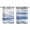 Gray Blue, variant on Yellow Grey Kitchen Curtains 63 Inch Length, Vintage Farmhouse Abstract Oil Painting Grommet Top Bedroom Living Room Curtains, Light Filtering Cafe Curtain Drapes 2 Panels Set 104''x63''