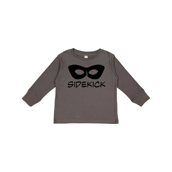 Inktastic Sidekick Kids Superhero Mask Boys or Girls Long Sleeve Toddler T-Shirt