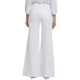 thumbnail image 2 of NYDJ womens  Petite Mia Optic White Palazzo Jean, 16P, 2 of 3