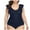 Navy, variant on vigerkar Women's Plus Size One Piece Swimsuit Tummy Control Bathing Suit Cute V Neck Maternity Swimwear AG, 4XL