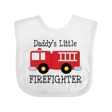 

Inktastic Daddy s Little Firefighter Gift Baby Boy or Baby Girl Bib