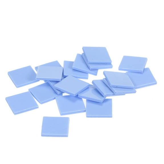 Thermal Thermal  Sticker For Laptop CPU Graphics Card Northbridge And Southbridge Solid State Cooling Silicone Gel Pad LED Chip Cooling Heat Dissipation 10x10x1.0mm 20pcs