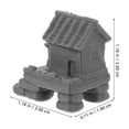 thumbnail image 2 of WHAMVOX Aquarium Decorative Shelter Fish Tank Landscaping House Fish Tank House Decor, 2 of 8