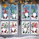 thumbnail image 2 of 1 Juego de pegatinas navideñas para ventana, gnomo enano sin rostro para pegatinas de muñecas, pegatinas para puerta, pared y ventana, calcomanías para fiesta en casa, 2 of 5