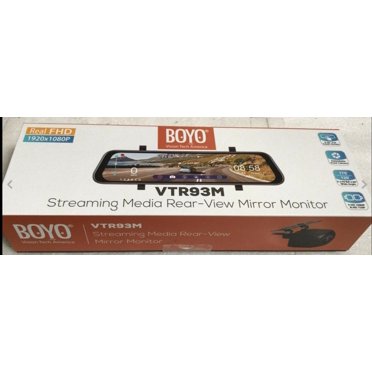 Boyo VisionÂ® VTW43M 4.3 in. Car Rear View Mirror Monitor with Built-in ...