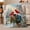 Romantic Cardinal Winter Scene Snowy Blue Mailbox Hearts, variant on Glowing Lantern Cardinals Snowy Pines Peaceful Rustic, Festive Holiday Scene, Warm Flannel Blanket for Living Room and Reading Nook, Art Lovers Friendship Gift, Festive Home Decor