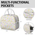 thumbnail image 6 of Lunch Bag Lunch Box for Women Reusable Insulated Lunch Bags,Water-Resistant Lemon Tropical Fruit Slice Colorful Cooler Lunch Tote Bag, Large Capacity for Work Travel Picnic, 6 of 6