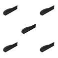 thumbnail image 3 of Ruiboury Display And Hair Extensions Convenient Braiding Hair Rack Reliable And Reusable black 5Set, 3 of 6