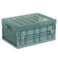 thumbnail image 1 of Aqestyerly Plastic Folding Storage Container Basket Crate Box Stack Foldable Organizer Box, 1 of 3