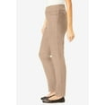 thumbnail image 3 of Woman Within Plus Size Tall  Pull-On Straight-Leg Gap-Free Stretch Denim Jeans, 3 of 6
