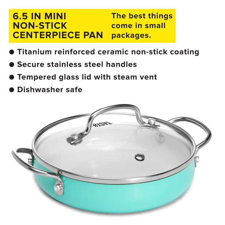 Tasty Ceramic Titanium-Reinforced Non-Stick Centerpiece Pan with