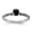 Black, variant on Fine Jewelry 925 Sterling Silver Antiqued Black Agate Ring for Women Size 9