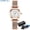 Ivory, variant on Women Watches Top Brand Luxury Japan Quartz Movement Stainless Steel Sliver White Dial Waterproof Wristwatches relogio feminino