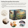 thumbnail image 5 of Ryvnso Sunset View Paint Storage Basket Large Bin Foldable Boxes Toys Organizer 14.2x10.2x8.3in 2 PCs, 5 of 8