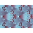 thumbnail image 1 of Ahgly Company Machine Washable Indoor Rectangle Transitional Crystal Blue Area Rugs, 8' x 12', 1 of 7