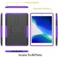 thumbnail image 2 of Slim Heavy Duty Shockproof Rugged Drop Protection Cover Built-in Stand for New Apple iPad 10.2-inch 2019 Release, 2 of 7