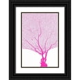 thumbnail image 1 of Murdock, Ramona 23x32 Black Ornate Wood Framed with Double Matting Museum Art Print Titled - Coral Hot Pink, 1 of 4