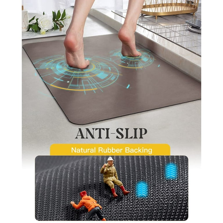 Super Absorbent Floor Mat Anti Slip In Stock Quick Drying Bathroom