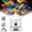 Football, variant on Holographic Night Light Projector, Dynamic Rotating LED Projector Light, Rechargeable 360°, Adjustable Brightness Ambient Lighting for Bedroom