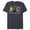Navy Heather, variant on Disney The Nightmare Before Christmas Fall Family Trip 2024 - Short Sleeve Blended T-Shirt for Adults - Customized-Yellow
