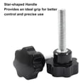 thumbnail image 3 of Star Knob Replacement for Clamping Handle Grip, Ergonomic Design Comfortable Grip Threaded Nut Rod Knob for Machine Tools, Wide Application in Mechanical Equipment (10PCS), 3 of 5