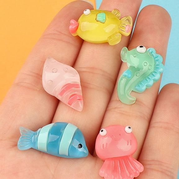 ULTNICE 25pcs Sea Animal Toy Figures Marine Animals Model Assorted Color for Educational Use