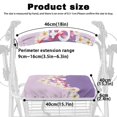 thumbnail image 6 of COEQINE Breast Cancer Medical Rollator Walker Seat & Back Covers Pink Ribbon Walker Protection Decor Covers Rollator Seat Cover with Back for Women Gifts for Women Friends, 6 of 7