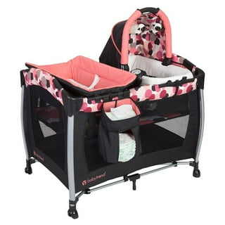 Baby girl playpen with clearance bassinet