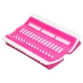 thumbnail image 4 of Organizador de hilo de 30 posiciones, clasificación eficiente no tejida, estante de hilo de bordar de plástico reutilizable para aguja puntiaguda, rojo rosa, 4 of 12
