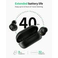 thumbnail image 5 of Wireless Earbuds,5.4 Bluetooth Headphones with ENC Noise Canceling,Built-in Mic, 40H Long Playtime,  Stereo Earphones for iPhone & Android, 5 of 11