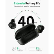 Wireless Earbuds,5.4 Bluetooth Headphones with ENC Noise Canceling,Built-in Mic, 40H Long Playtime, Stereo Earphones for iPhone & Android