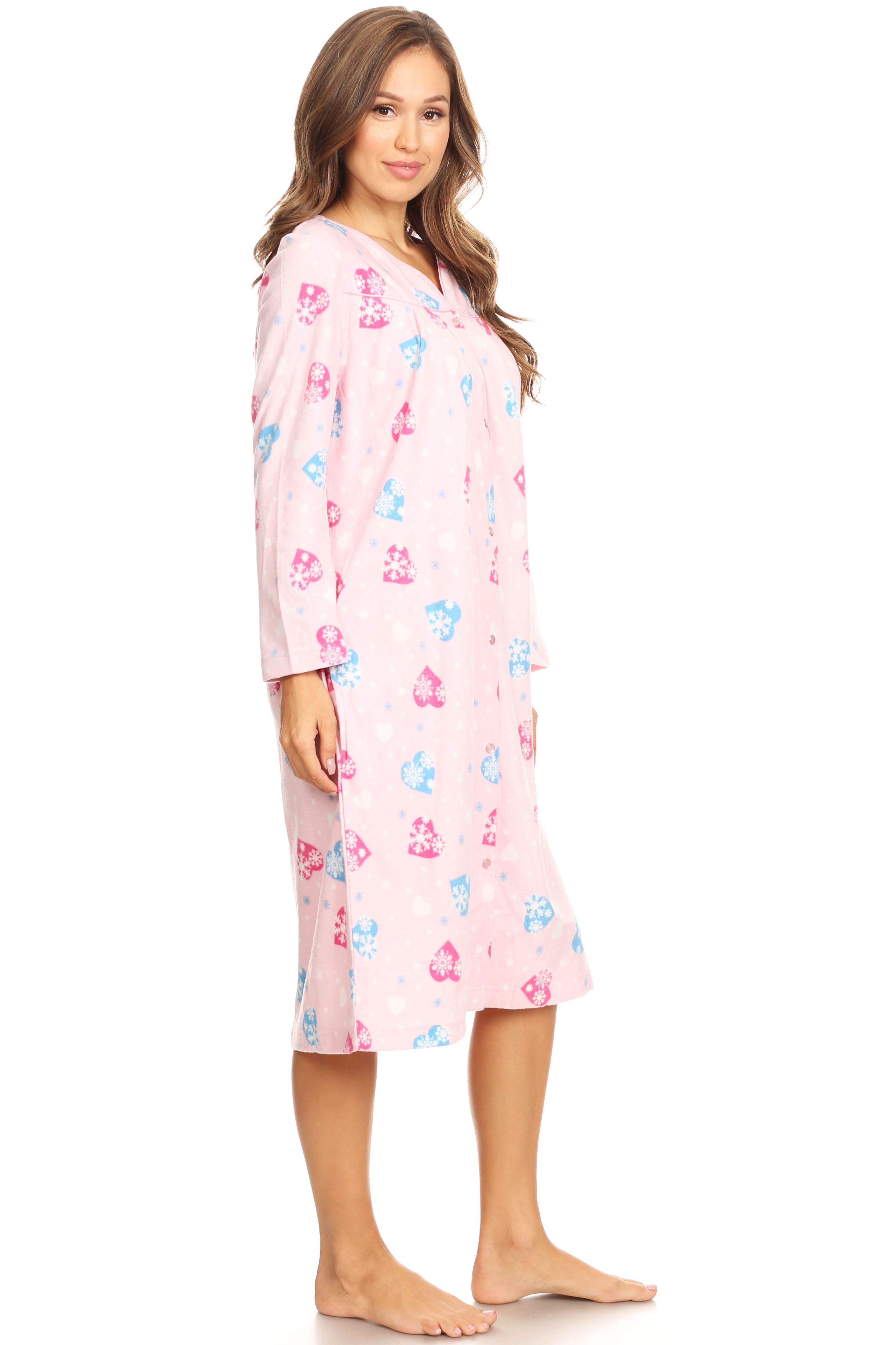 long pink nightgown
