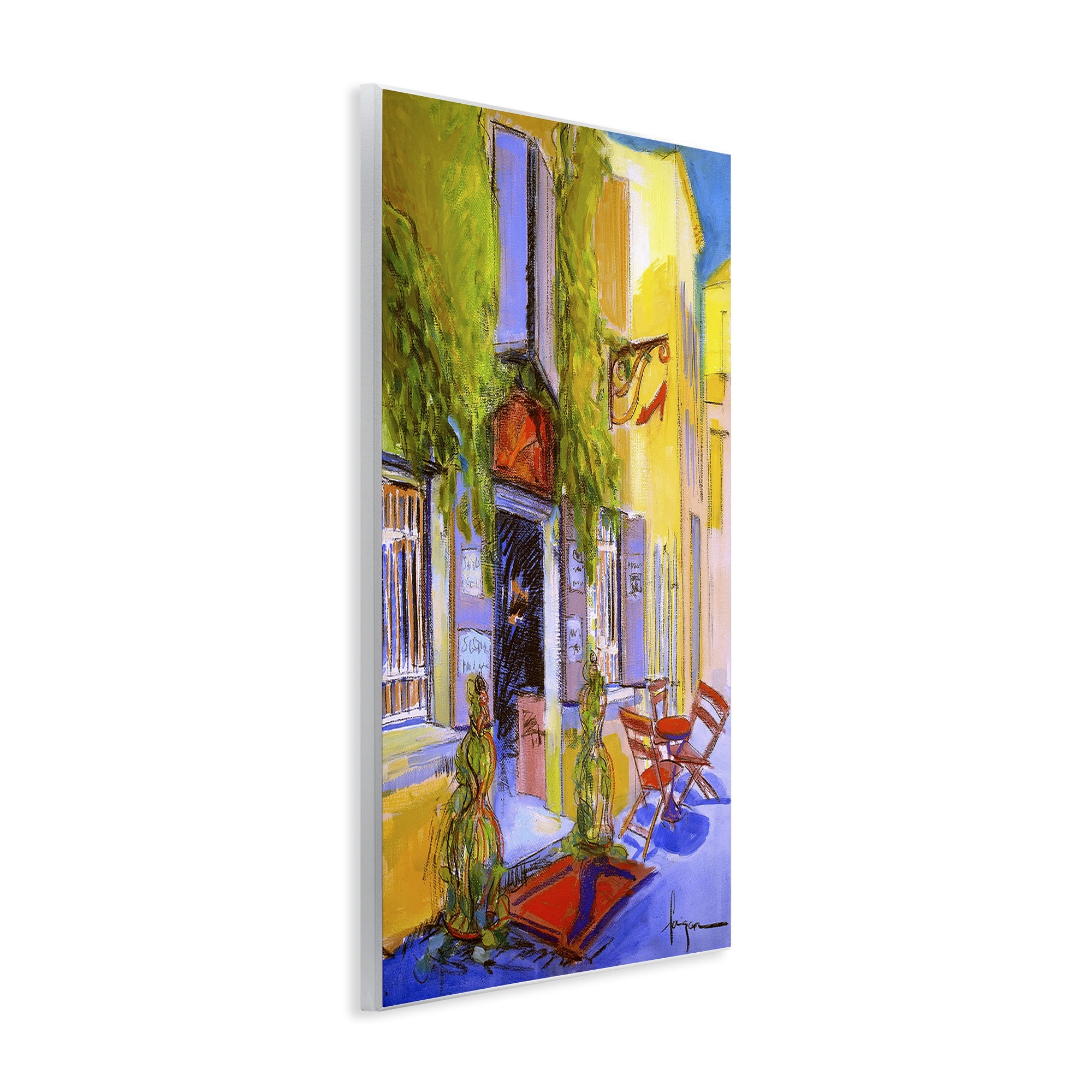Stupell Industries Traditional Shoe Shop Building Scenic & Cityscapes Painting Unframed Art Print Wall Art, 13 x 19