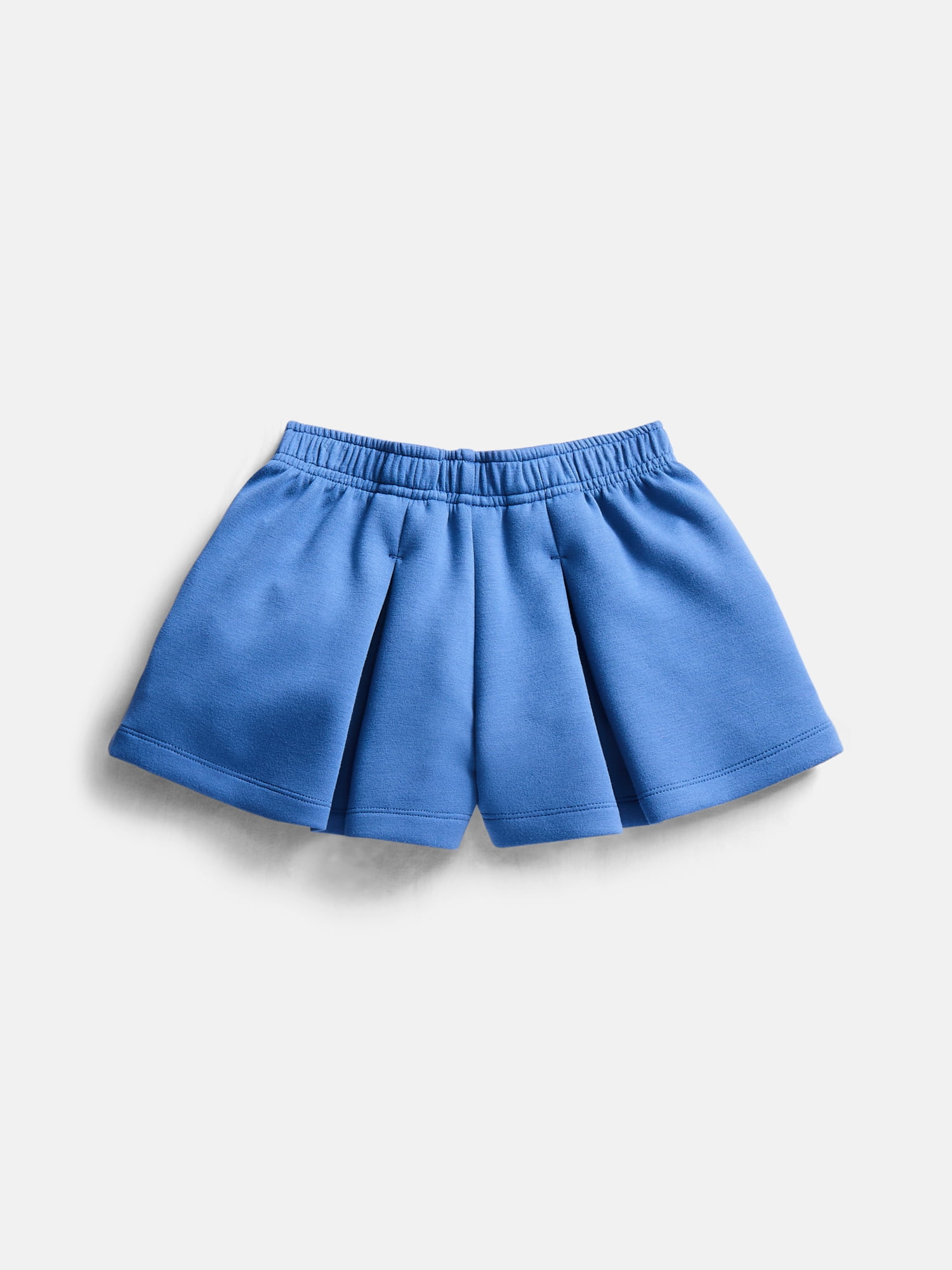Wonder Nation Toddler Girls Athletic Pleated Shorts with Bow, Sizes 12M-5T
