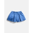 thumbnail image 2 of Wonder Nation Toddler Girls Athletic Pleated Shorts with Bow, Sizes 12M-5T, 2 of 3