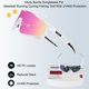 thumbnail image 3 of Gafas de sol deportivas Ukoly 620 rosas para hombres y mujeres, 3 of 8