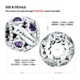 thumbnail image 2 of Erizteya 925 Sterling Silver Charm for Bracelets February Amethyst Birthstone Women Bracelet Charms, 2 of 6
