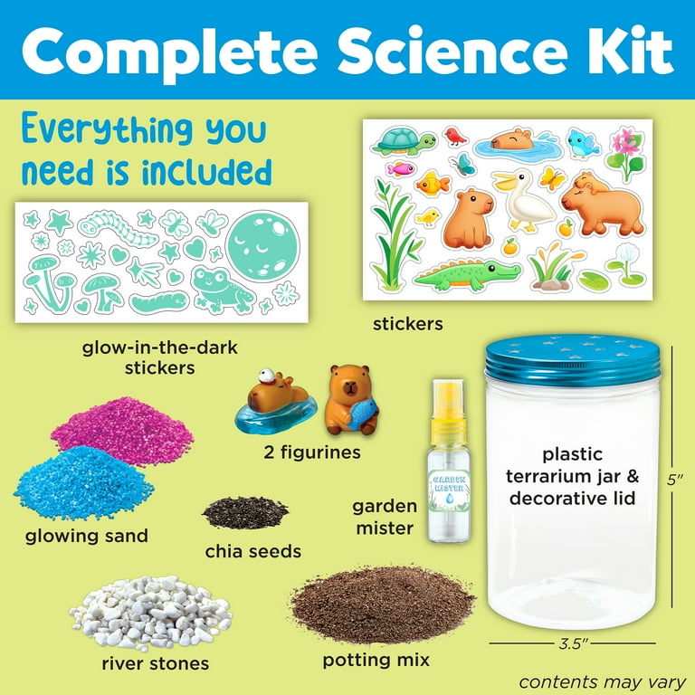 Creativity for Kids, STEM Science Kit, Grow 'N Glow Terrarium