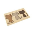 thumbnail image 1 of BeesClover Cat Litter Mat Cute Cat Pattern Breathable Non-slip Urine & Water Proof Litter Box Mat For Litter Box (40X60CM), 1 of 8