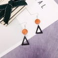 thumbnail image 4 of Drop Earrings Decorative Heart Loop Triangle Star Pendant Wooden Earrings Dangle Earrings, 4 of 4