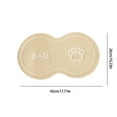 thumbnail image 3 of PiGOGI PVC Waterproof Non Slip Bath Cat Bowl Mat for Bathroom Floor, Pet Food Dish Litter Box Mat, Safe Sustainable Bath Mats for Cats Dogs, 17.71x10.23in, 3 of 6