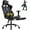 Gray, variant on BIQWBIC Ergonomic Gaming Chair for Teens - Adjustable Game Chair with Headrest, Footrest & Lumbar Support, White