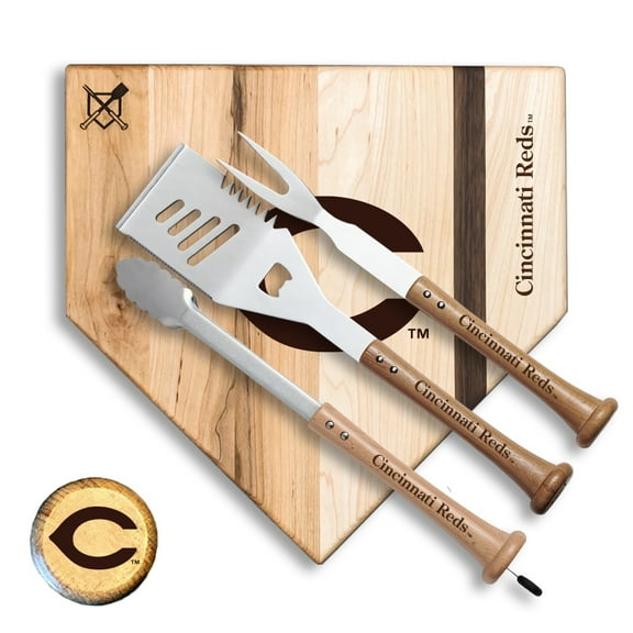 Baseball BBQ Cincinnati Reds 17'' Slugger Combo Set