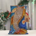 thumbnail image 5 of Rocae Colorful Dot Art Fish for Christmas Drawstring Linen Gift Bag with Drawstrings Treat Bag Goody Present Bags for Christmas Party Favor-Medium, 5 of 9