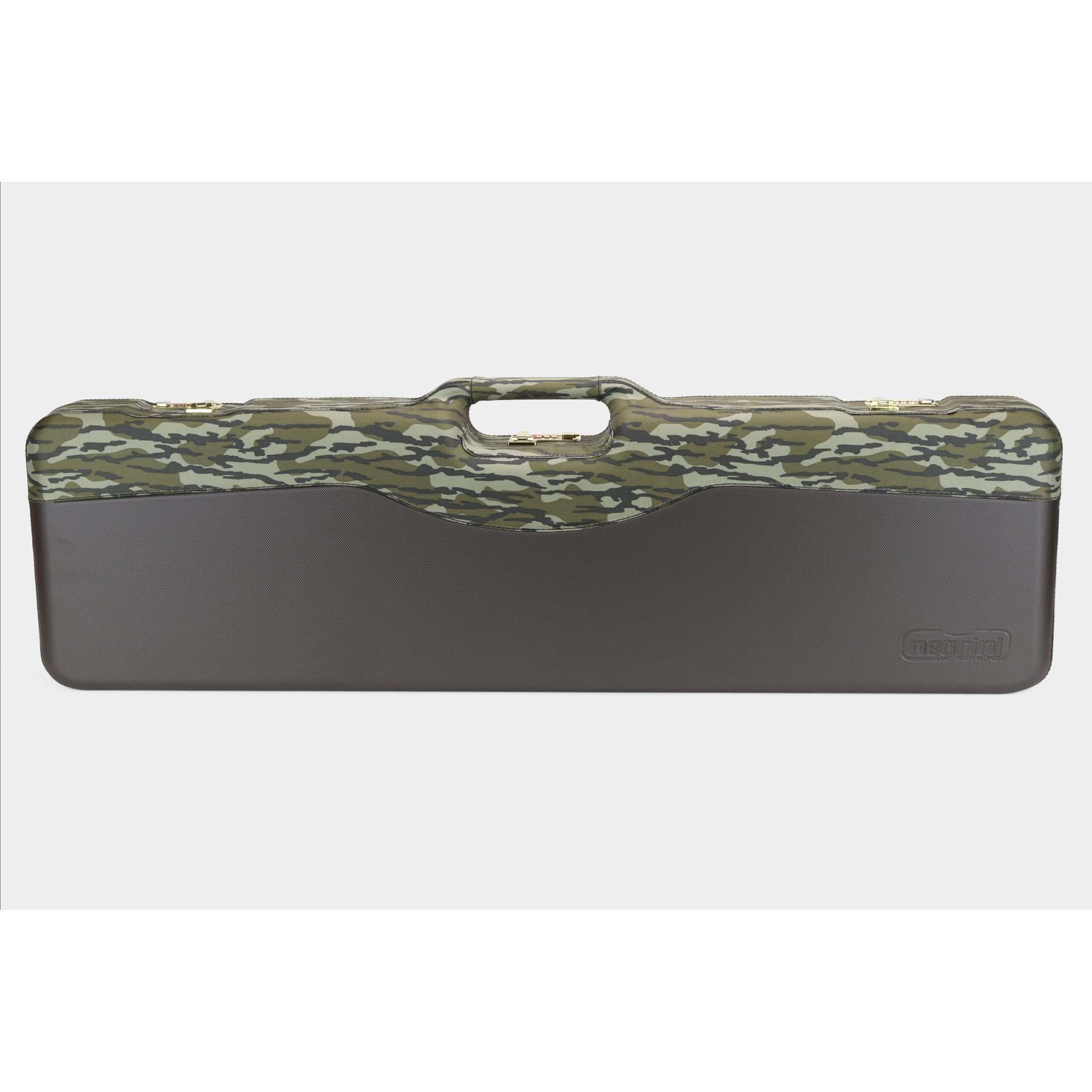1677LXP: Semi Auto or Pump (OU Compatible With 2024 Box) Hunting Shotgun Hard Case in Luxury Canvas for 2 Shotguns